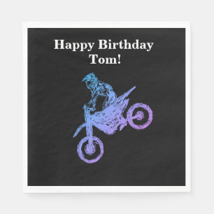 Serviette En Papier Motocross