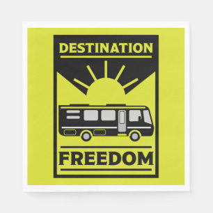 Serviette En Papier Motorhome Camping RV Liberté