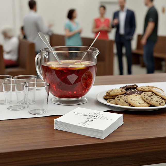 Serviette En Papier mots chrétiens croisés (Créateur téléchargé)