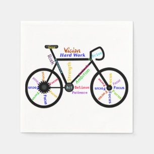 Serviette En Papier Mots motivationnels, inspirants ou encourageants