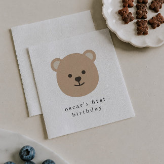 Serviette En Papier Mouchoir en papier à visage d'ours en peluche