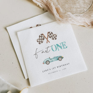 Serviette En Papier Mouchoir en papier Adorable voiture de course Rétr