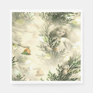Serviette En Papier Mouchoir en papier ange mignon en marbre