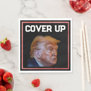 Serviette En Papier Mouchoir en papier de dissimulation de Trump