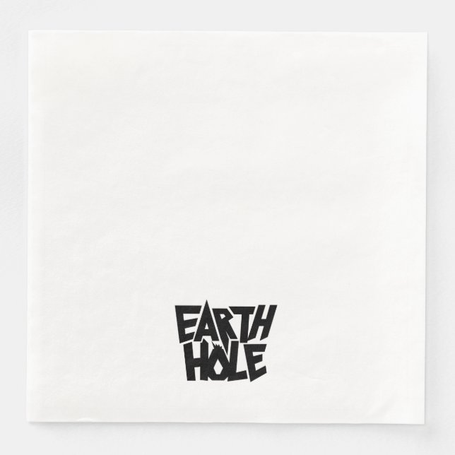 Serviette En Papier Mouchoir en papier Earth Hole (Devant)