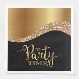 Serviette En Papier Mouchoir en papier élégant C'est l'heure de la fêt