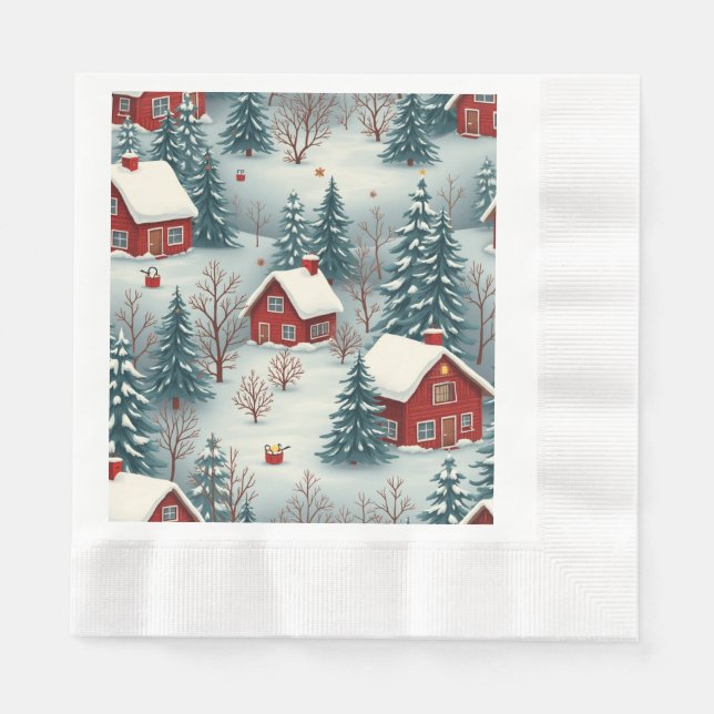 Serviette En Papier Mouchoir en papier (hiver) (Devant)