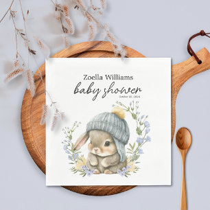 Serviette En Papier Mouchoir en papier simple pour baby shower sur le
