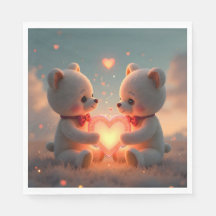 Mouchoir en papier Teddy Time Together – Ours en p