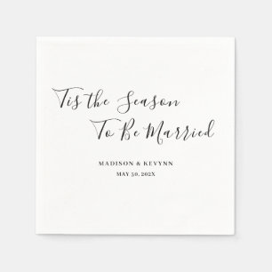 Serviette En Papier Mouchoirs de mariage minimalistes