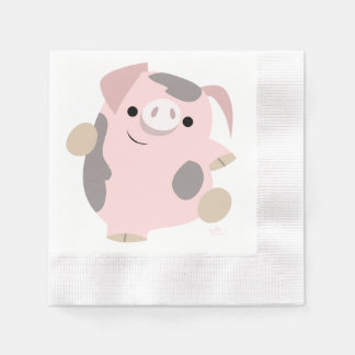 Serviette En Papier Mouchoirs en papier Cochons de dessin animé mignon