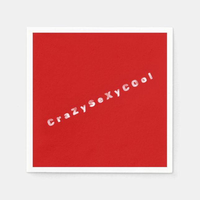 Serviette En Papier Mouchoirs en papier CrazySexyCool (Devant)