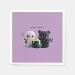 Serviette En Papier Mouchoirs en papier fantôme et ours mignons Spooky