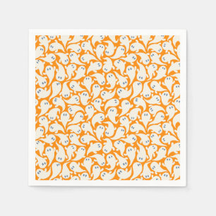 Serviette En Papier Mouchoirs en papier fantôme mignon pour Halloween.