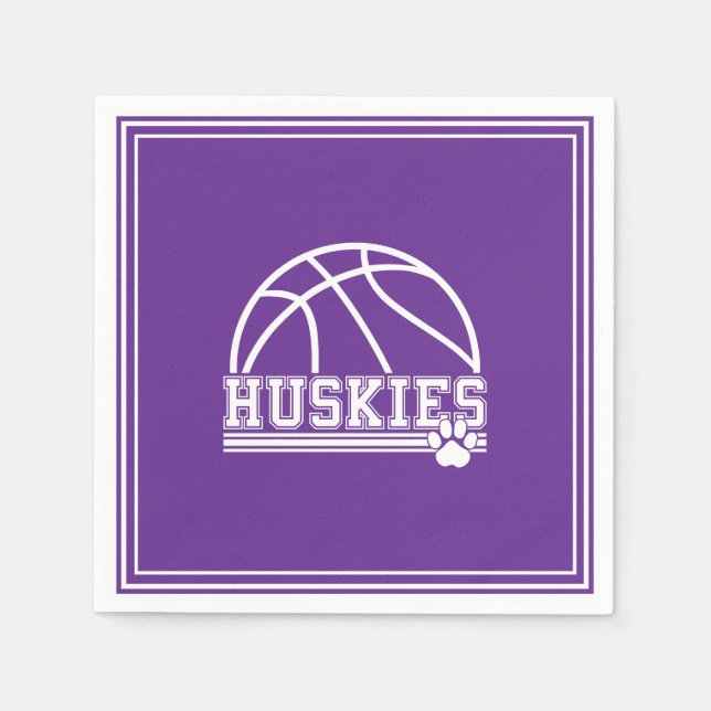 Serviette En Papier Mouchoirs en papier Huskies (Devant)