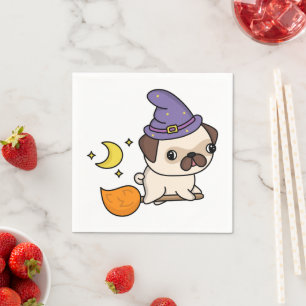 Serviette En Papier Mouchoirs en papier sorcière Puggy