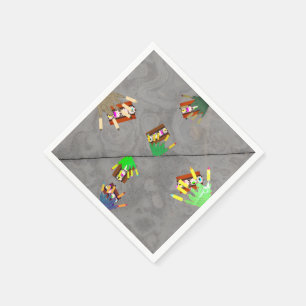 Serviette En Papier Mouchoirs en papier Tous mes amis sont des zombies