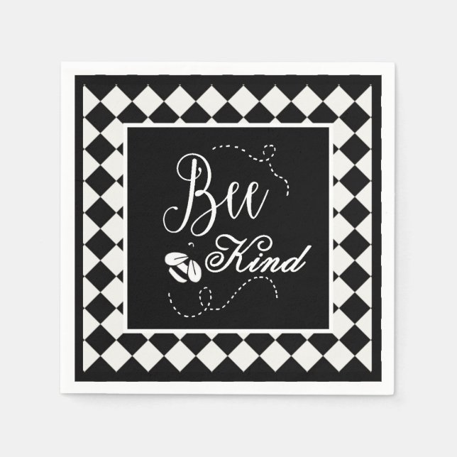 Serviette En Papier Mouchoirs gentils abeilles (Devant)