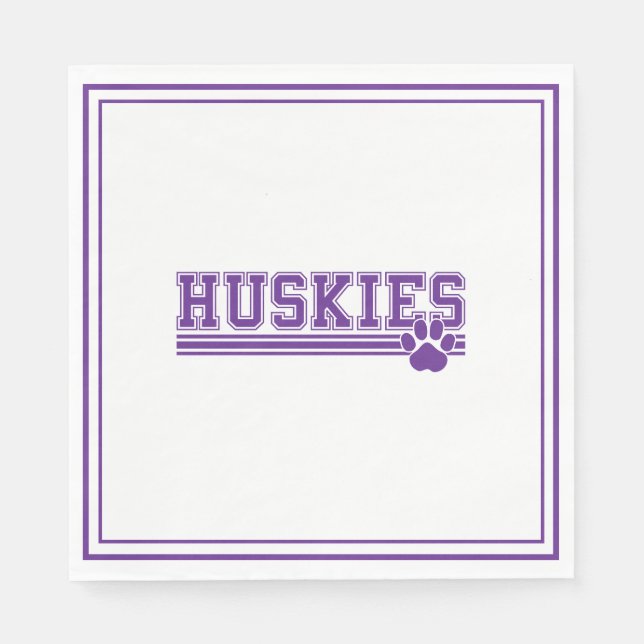 Serviette En Papier Mouchoirs Husky  (Devant)