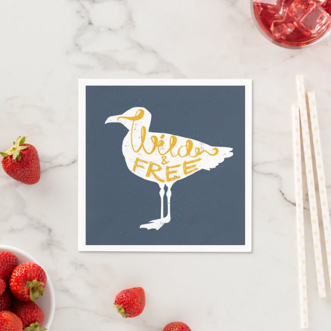 Serviette En Papier Mouette | Sauvage Et Libre (En situation)