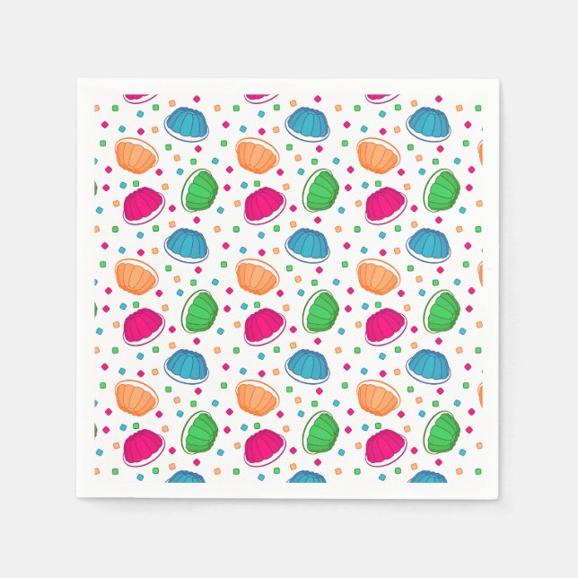 Serviette En Papier Moule en Jello (Devant)