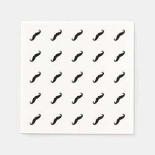 Serviette En Papier Moustache