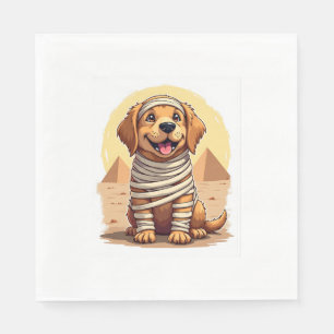 Serviette En Papier Mummy Golden Retriever