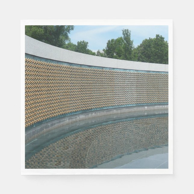Serviette En Papier Mur du Liberté du Mémorial de la Seconde Guerre mo (Devant)