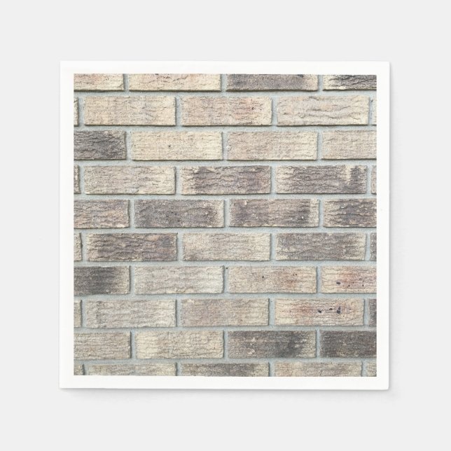 Serviette En Papier Mur en briques (Devant)