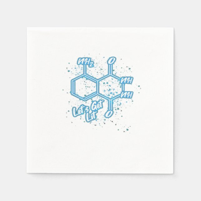 Serviette En Papier Murderino Crime Luminol Lover Luminol Obtenons Lit (Devant)