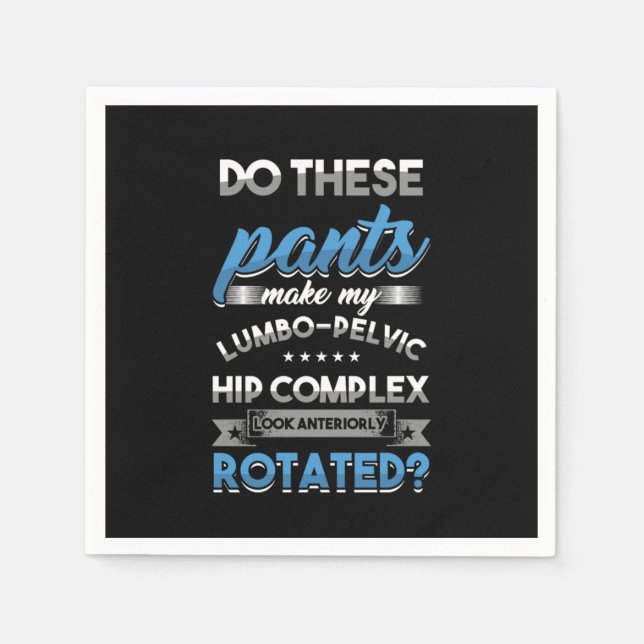 Serviette En Papier Muscle Pelvis Cadeau Musculosquelettique Faire Ces (Devant)