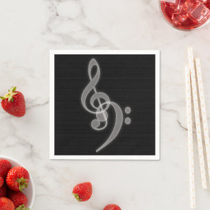 Serviette En Papier Musique : Des serviettes de table en fer blanc et