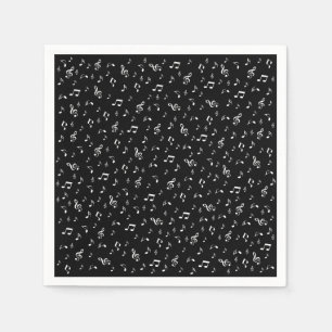 Serviette En Papier musique, note, clef, bande, symbole, brillant, élé