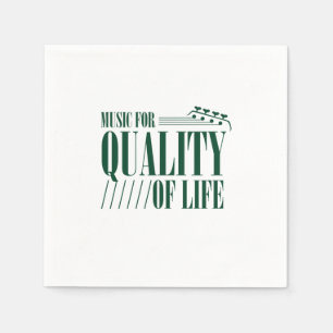 Serviette En Papier Musique Pour La Qualité De Vie