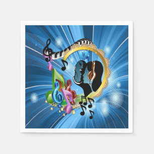 Serviette En Papier Musique pour l'âme