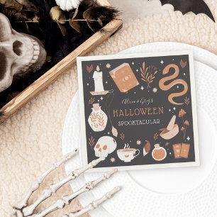 Serviette En Papier Mystic Boho Crystal Halloween Party