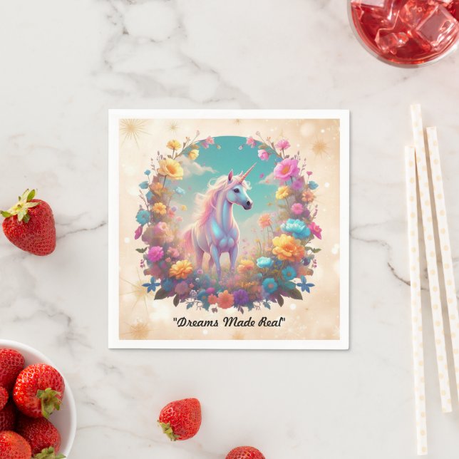 Serviette En Papier "Mythique Pré-Bliss" (En situation)