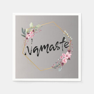 Serviette En Papier Namaste Cocktail Napkin