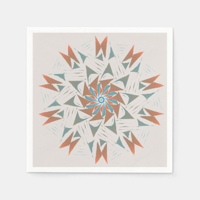 Serviette En Papier Napkin en papier sud-ouest (Devant)