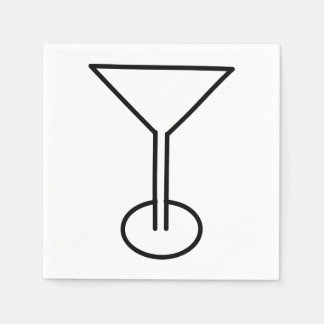 Serviette En Papier Napkin en verre Cosmo