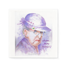 Napkin - Golf - Ahem Combien ?