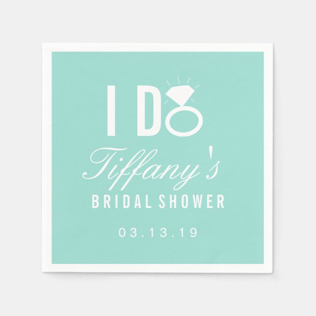 Serviette En Papier Napkin - JE FAIS (Devant)