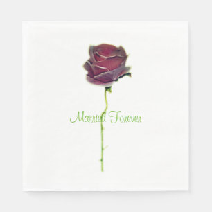 SERVIETTE EN PAPIER NAPKIN MARIAGE DAE ROMANTIQUE STYLE NAPKIN