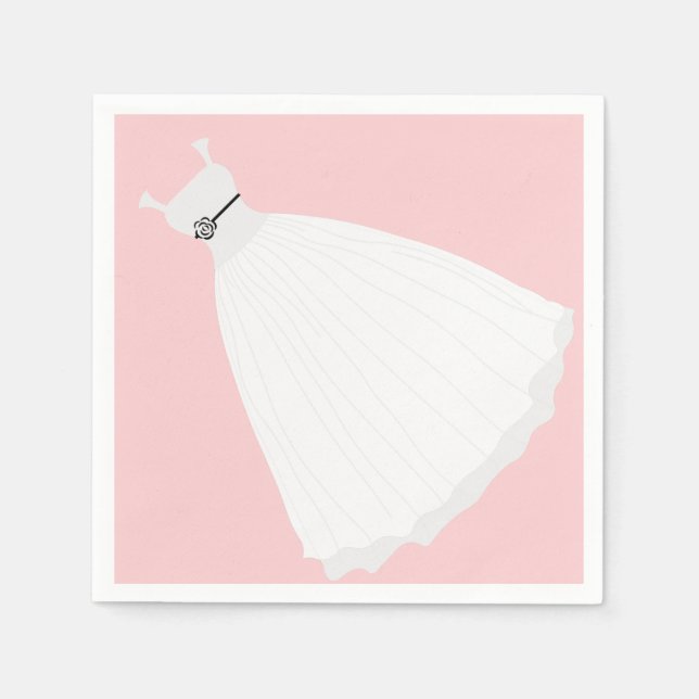 Serviette En Papier Napkins de Brunch nuptial (Devant)
