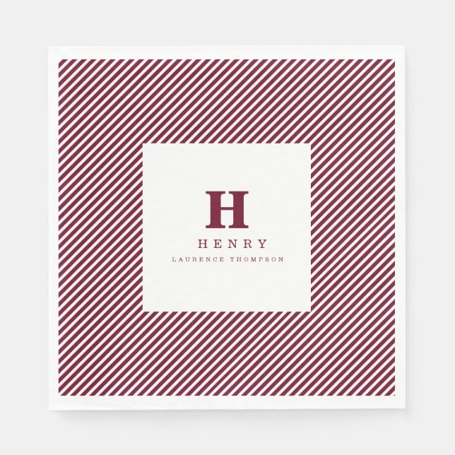 SERVIETTE EN PAPIER NAPKINS DE LA PARTIE DE DIPLÔME INITIALE (Devant)