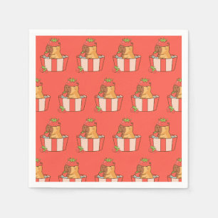 Serviette En Papier Napkins de partie de Capybara Anniversaire des a