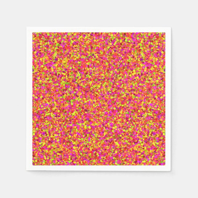 Serviette En Papier NAPKINS DE Parties scintillant Fruitées (Devant)