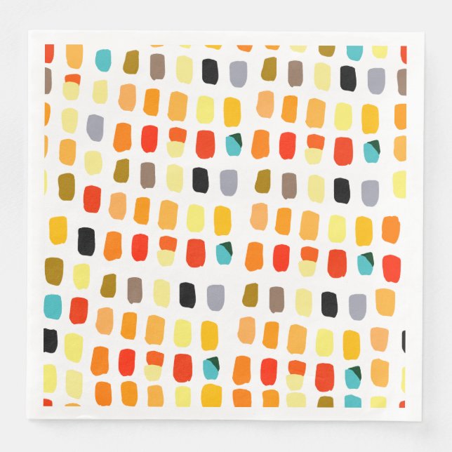 Serviette En Papier Napkins Disco Party (Devant)