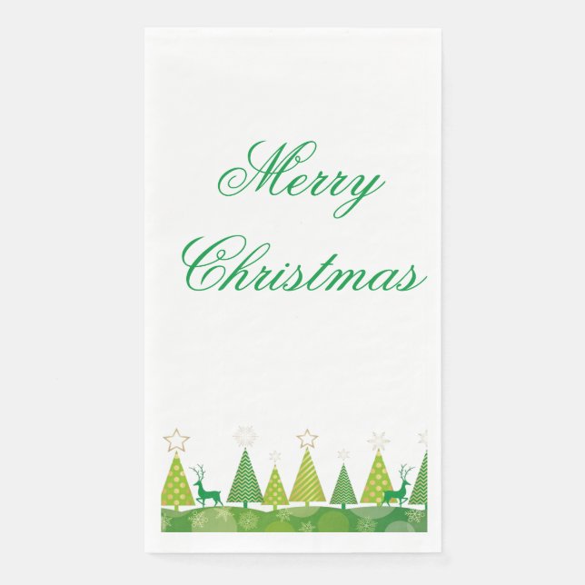 Serviette En Papier Napkins en papier de vacances (Devant)