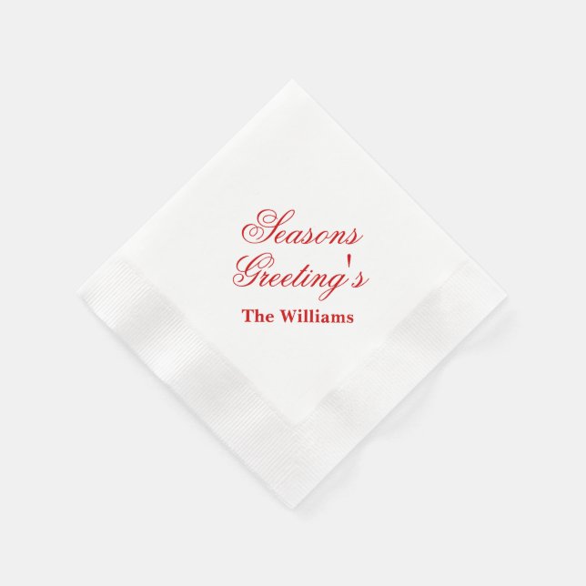 Serviette En Papier Napkins en papier de vacances (Coin)
